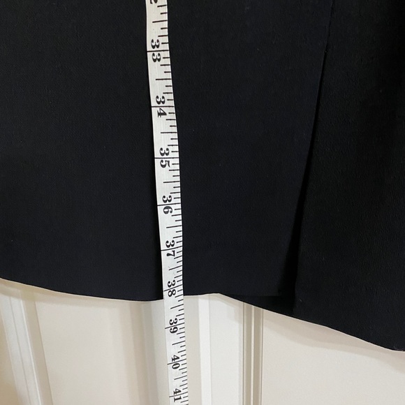 Black dress w/ lace & sheer top size 12 Ivanka Trump great condition! Flattering - Picture 8 of 12